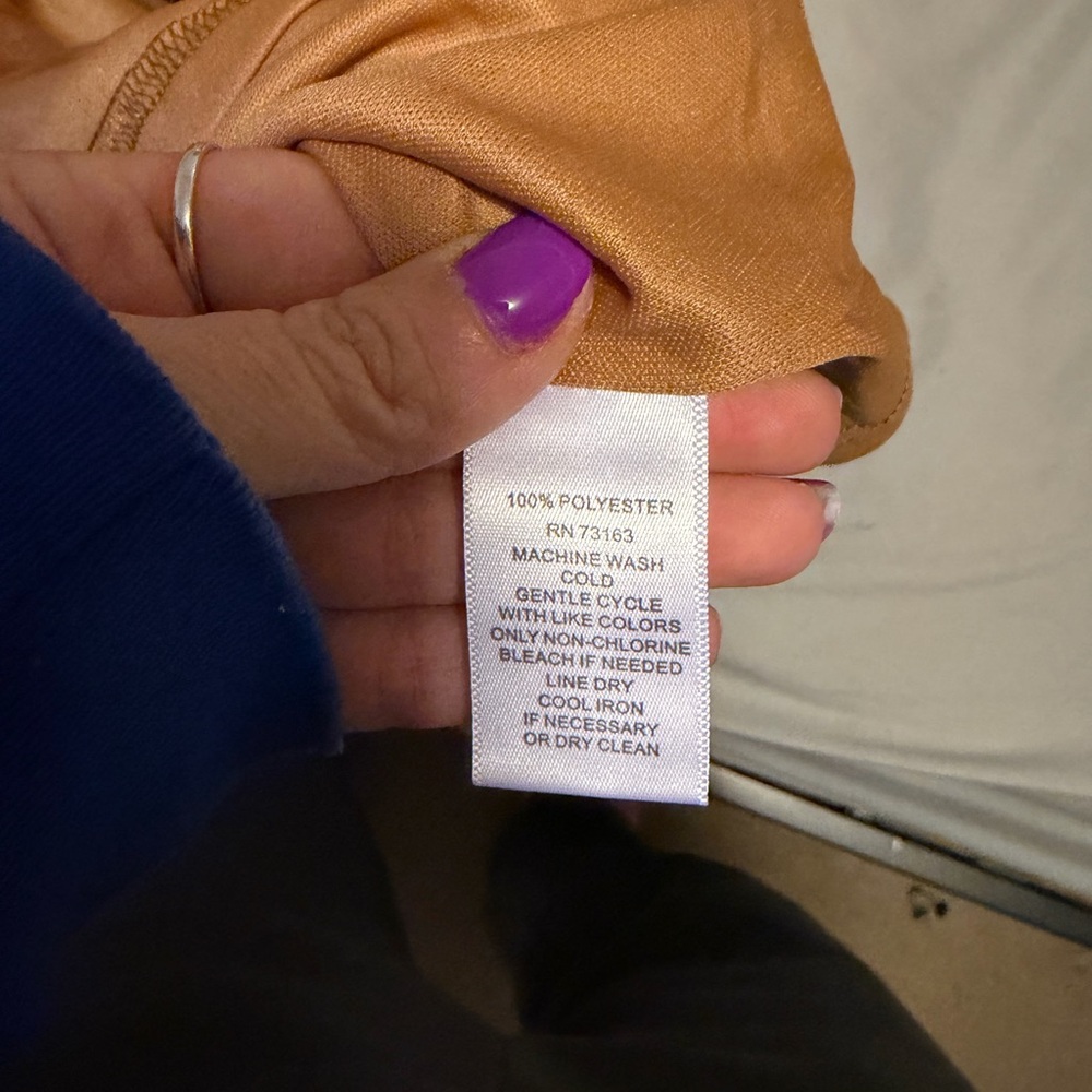 Cupio Terracotta Off-Shoulder Top - Picture 3 of 3